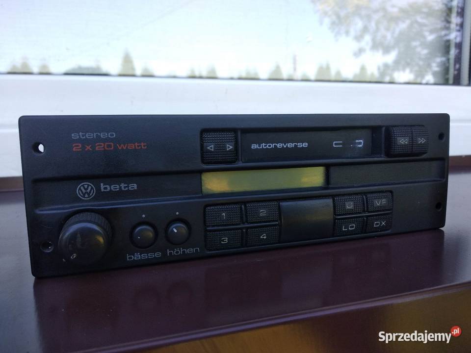Radio samochodowe VW Beta II 2 Golf Passat Jetta Fabryczne Sieradz sprzedam