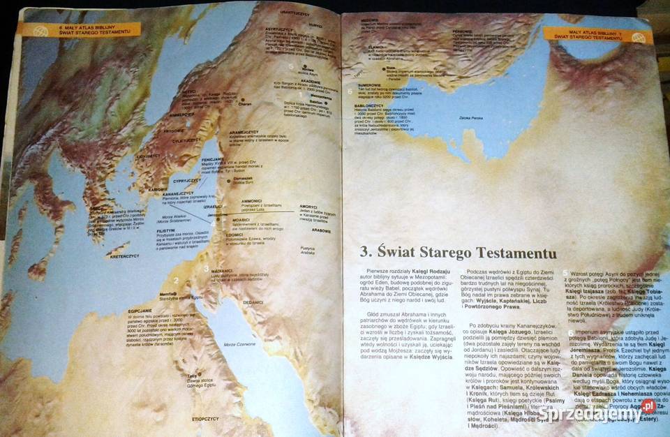Mały atlas bibilijny Encyklopedia bibilijna miękka Chełm