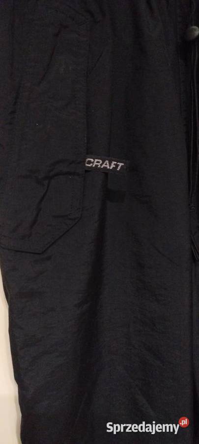 Spodnie sportowe w kolorze czarnym uniseks Craft lubelskie Lublin