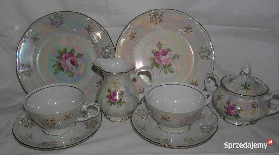 zestaw śniadaniowy vintage porcelanaD50 Bartków