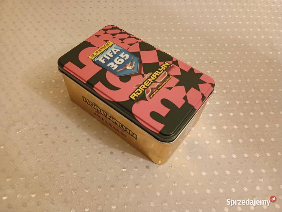 Pudełko puszka duże Panini FIFA 365 Puszczykowo