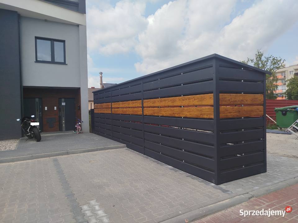 Wiata Śmietnikowa 1x1 MAGAZYN WIATKA Schowek Łódź