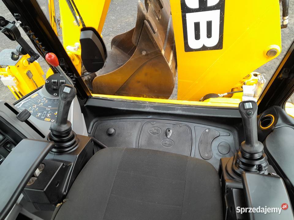 JCB 4CX 2022R JOYSTICK SZYBKOZŁĄCZE KLIMA CAT pełny VAT