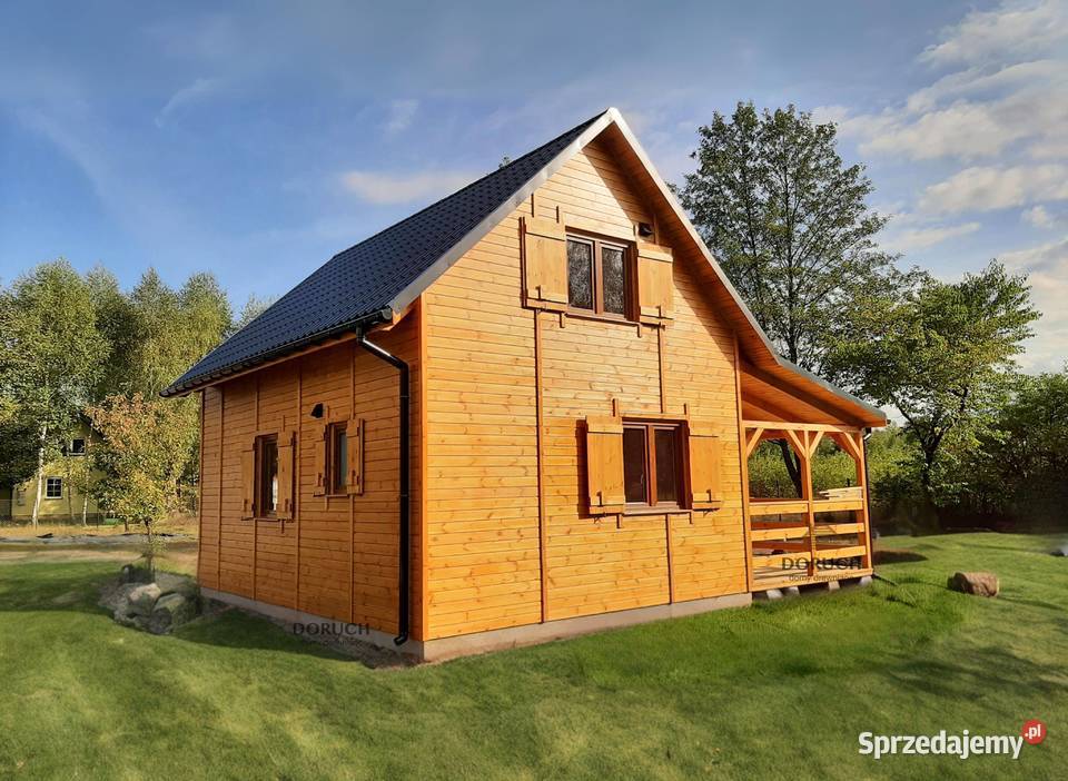 Domki drewniane letniskowe całoroczne 35m2 z