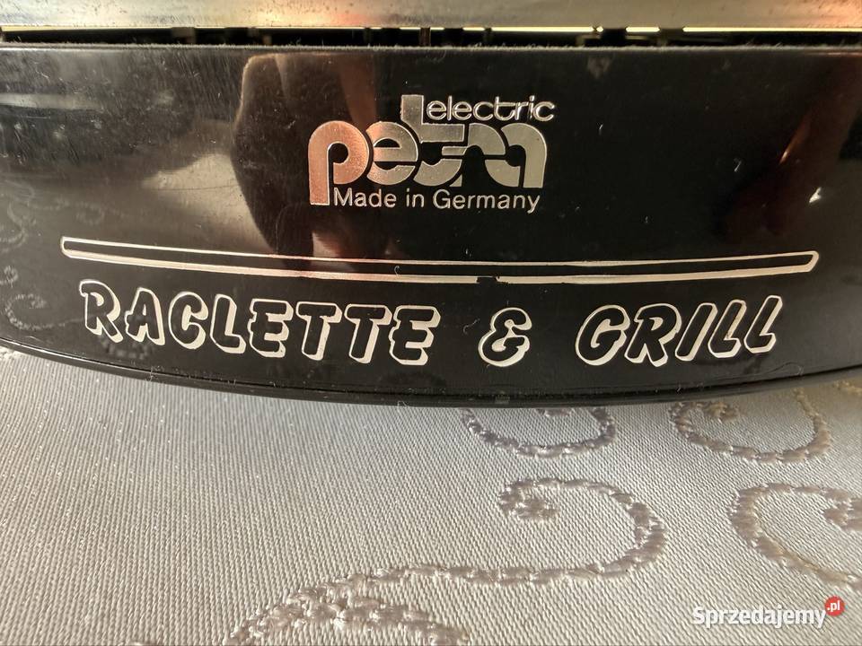 Grill Elektryczny Petra Raclette 2w1 Teflon Czerwionka-Leszczyny