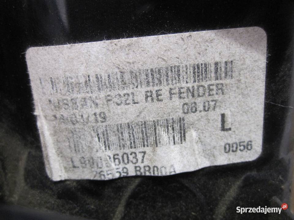 QASHQAI I J10 10r lampa lewa tył 26559BR00A Lampy tylne Kielce