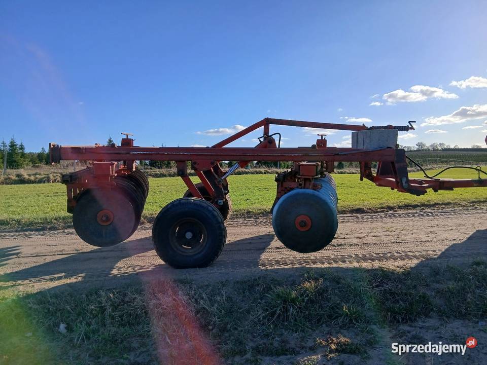 Brona talerzowa Knoche 3m Układ V Ciężka Agregaty Bobowo