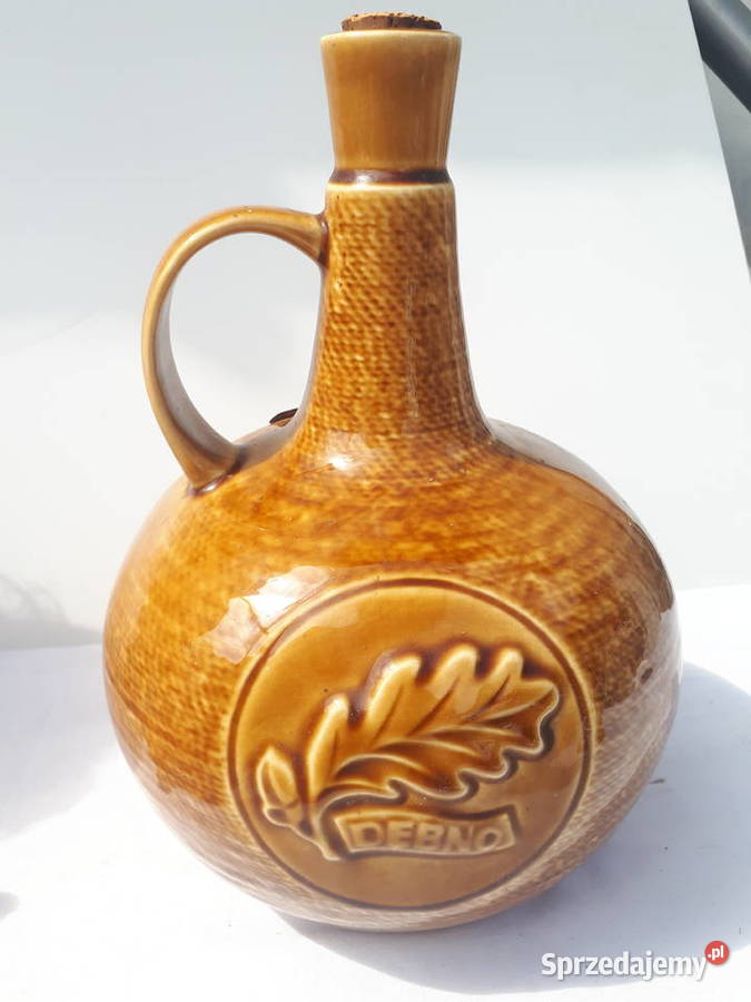 Ceramiczna butelka miodzie pitnym Czcibor Częstochowa