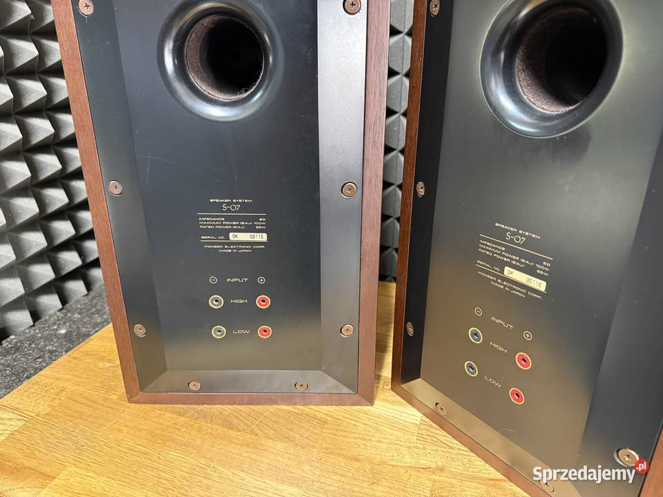 Kolumny podstawkowe monitory PIONEER S07 MADE IN Bielsko-Biała