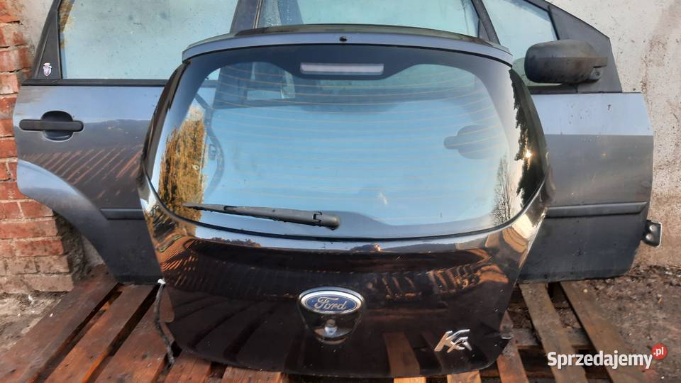 klapa bagażnika Ford KA mk2 czarna kompletna