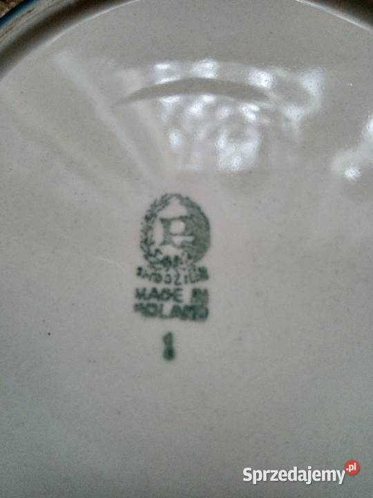 porcelanowy serwis kawowy Chodzież PRL Zielona Łąka