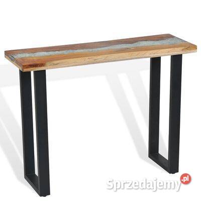 vidaXL Stolik konsola drewno tekowe 100 x 35 x Warszawa