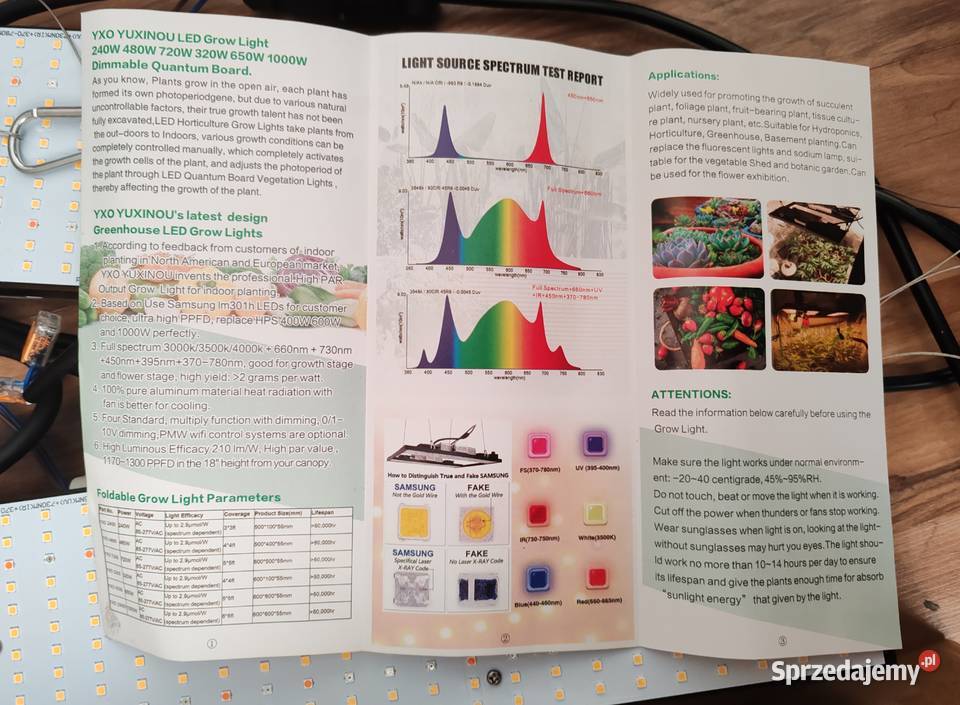 Lampa do uprawy roślin Barlinek