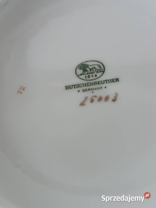 Dzbanek mlecznik cukiernica Hutschenreuther