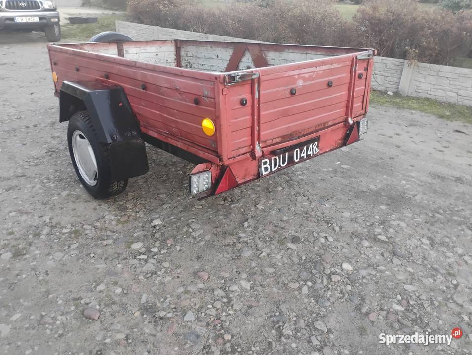 Przyczepka samochodowa zarejestrowana jako SAM Do samochodów osobowych Przyłęki