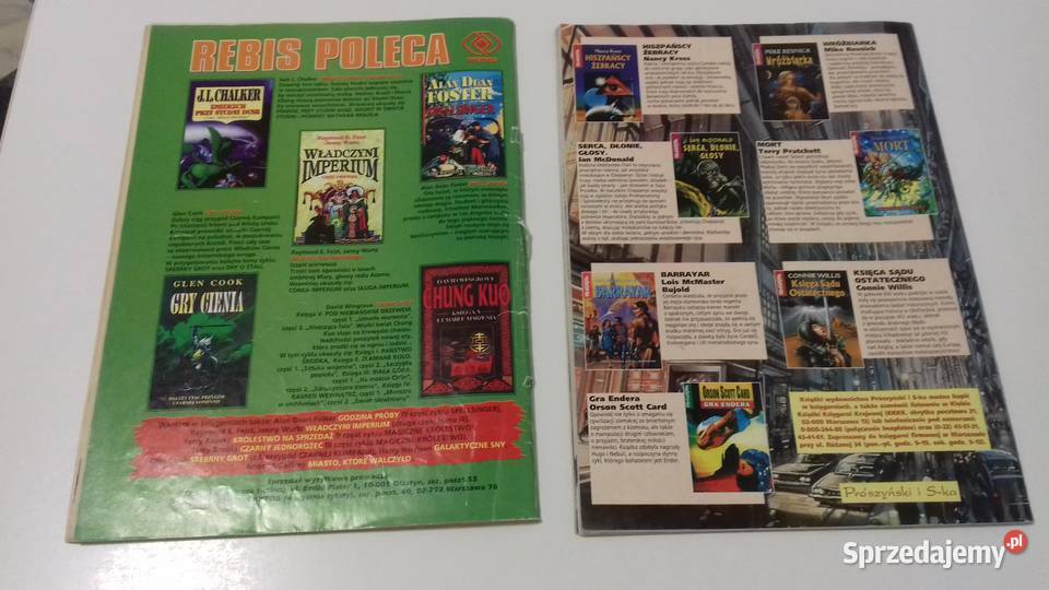 Czasopismo Nowa Fantastyka 7 i 8 z 1996 Rok wydania 1996 Kraków sprzedam