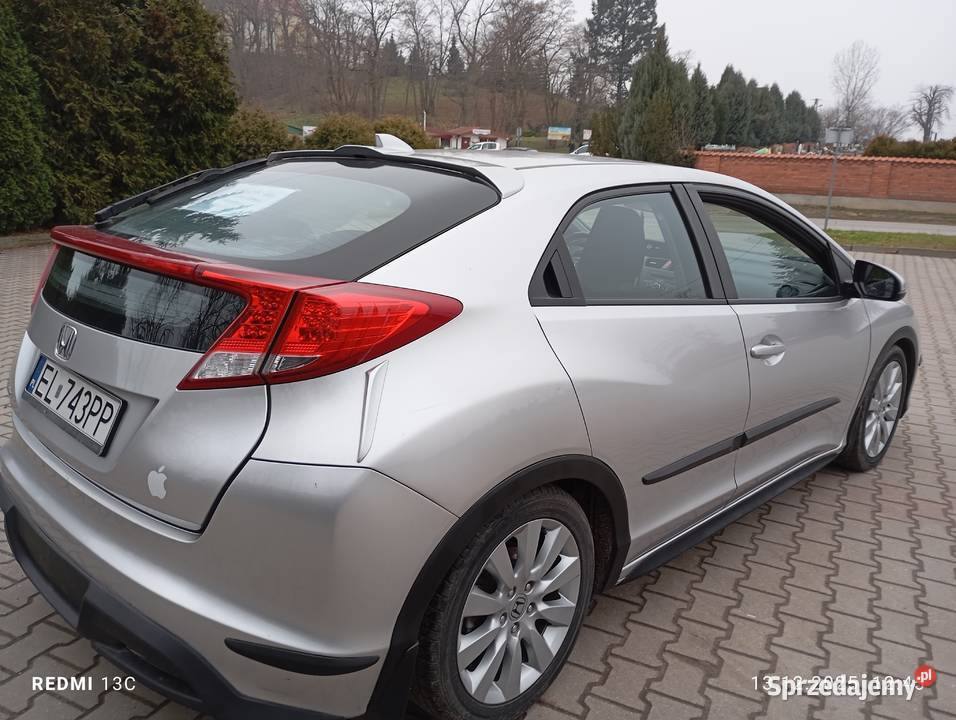 Honda Civic 2013r Salon Polska 1 właściciel Samochody osobowe Łódź