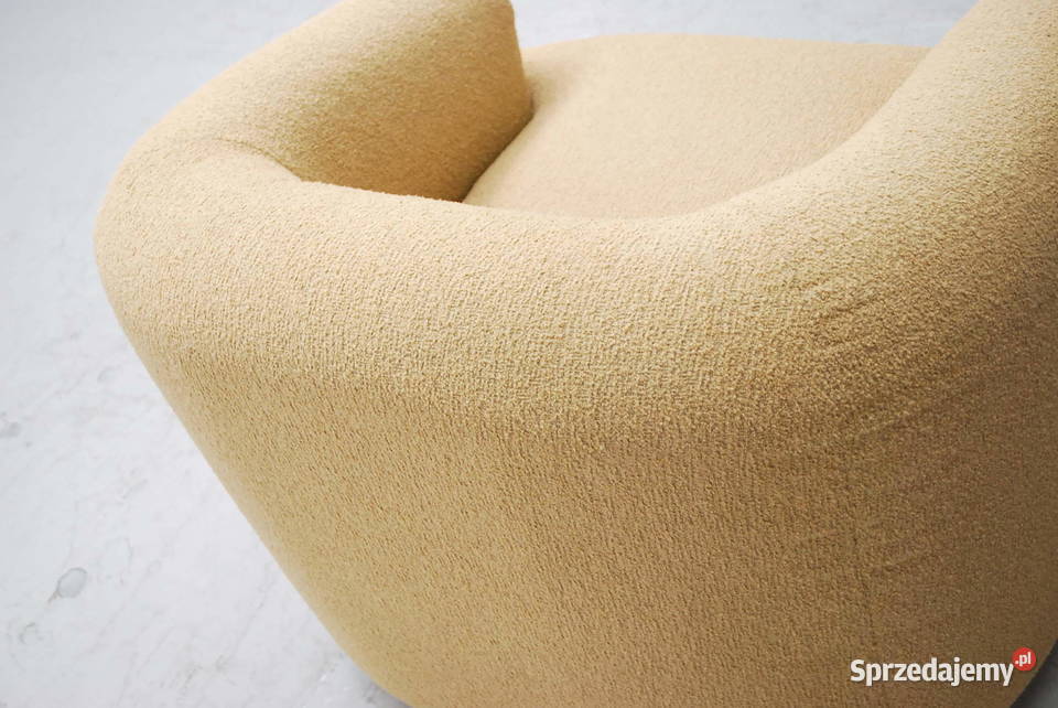 SBO Fotel Sofia jasno brązowy tkanina Poznań sprzedam
