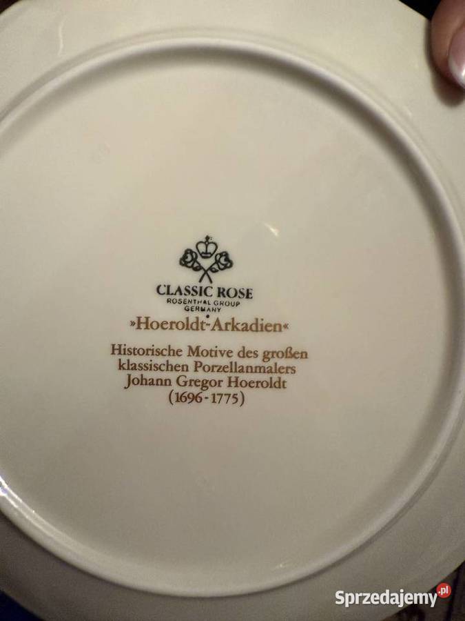 Rosenthal z serii SANSSOUCI HOEROLDT ARKKADIEN łódzkie Poddębice