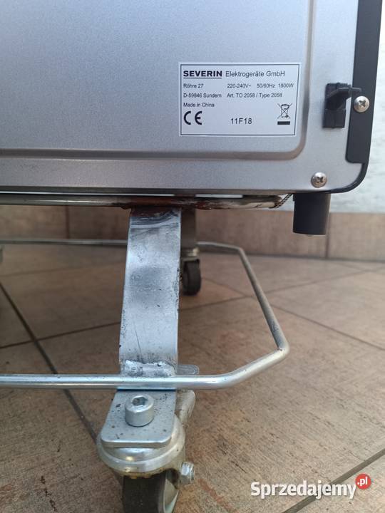 Piekarnik Severin 1800 W Mało używany śląskie Piekary Śląskie