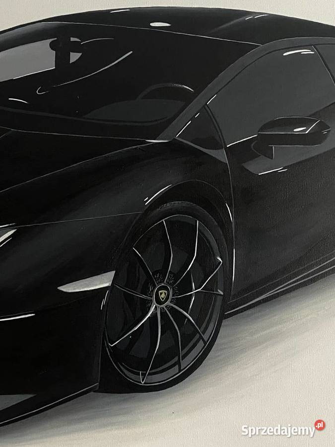 Obraz na półtonie Lamborghini akryle Rawicz