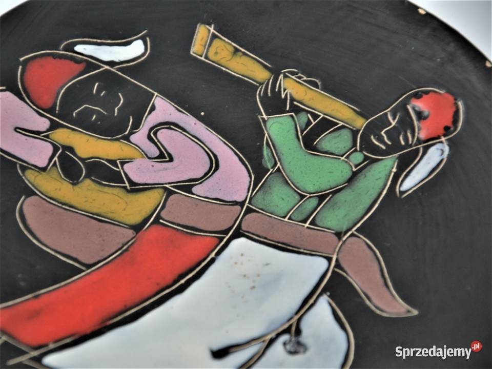 talerz patera na ścianę ceramika lata 5060te 17 Porcelana i szkło mazowieckie Warszawa