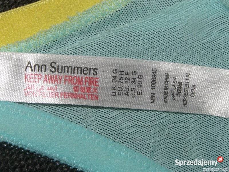Biustonosz Stanik 34H 75H Ann Summers Inna marka Siedlce