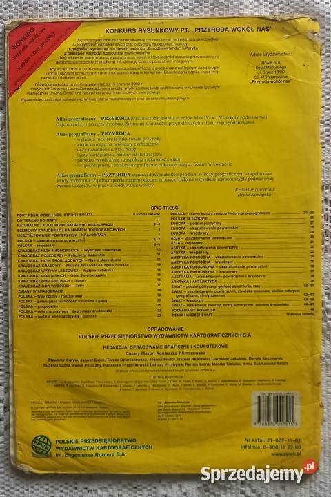 Atlas geograficzny Przyroda kl 46 Małkinia Górna