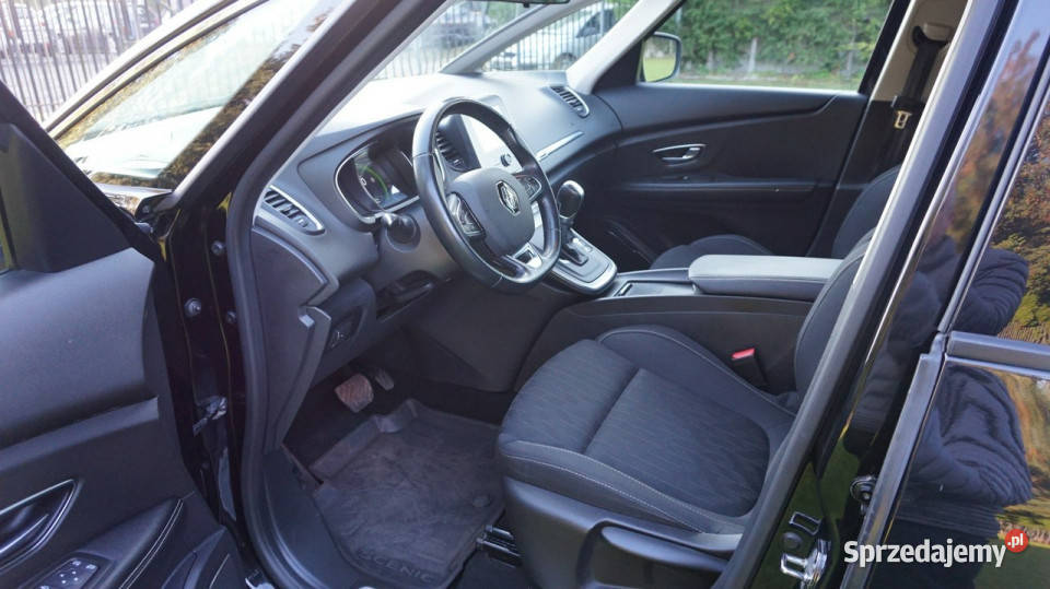Renault Scenic z Niemiec Gwarancja IV 2016 czarny Zielona Góra