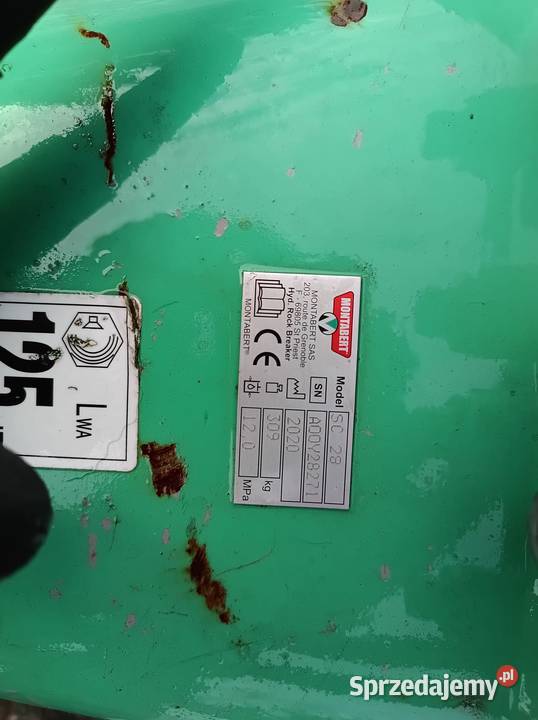 Młot wyburzeniowy Montabert SC28 Poznań