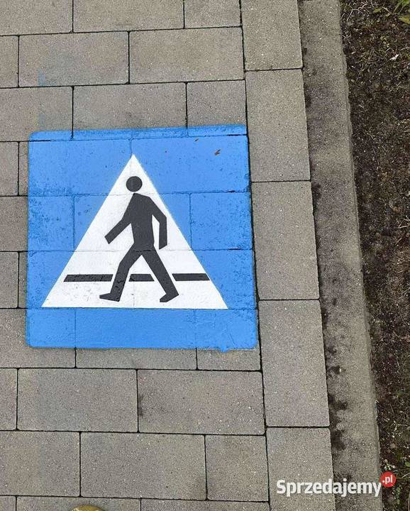 Mini znaki drogowe malowane to pomoc dydaktyczna Poznań sprzedam