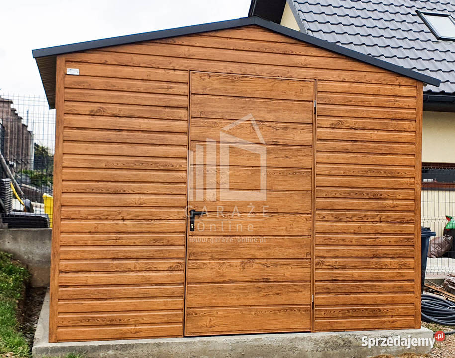 SCHOWEK DOMEK OGRODOWY 3m x 3m DWUSPAD blacha Bochnia
