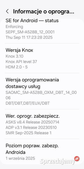 Samsung Galaxy A52s 5G 6128GB sprzedam