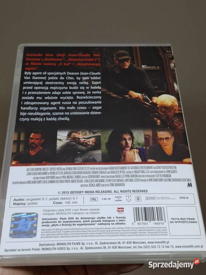 Van Damme dvd Krwawy Biznes Kultura i Rozrywka Kraków sprzedam