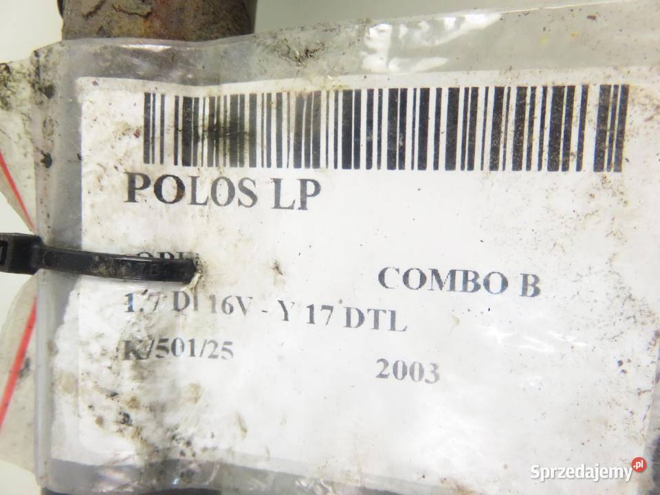 PÓŁOŚ LEWA PRZEDNIA OPEL COMBO B 17 DI 16V