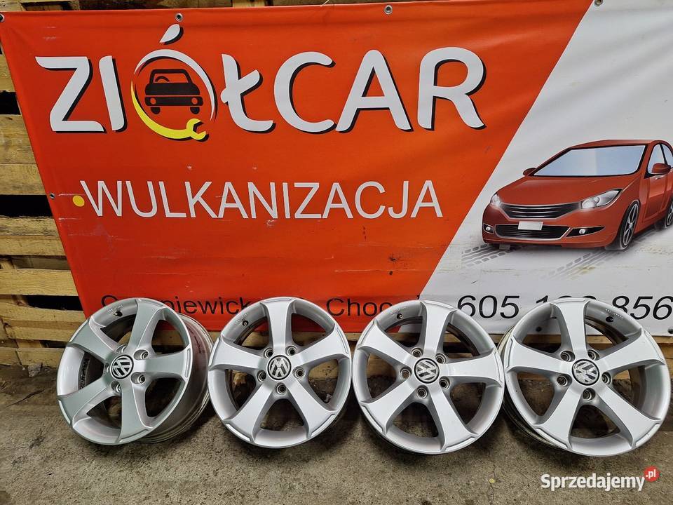 Alufelgi 5x112 15 ET50 VW Caddy Golf V VI VII aluminiowe Samochodowe Choceń
