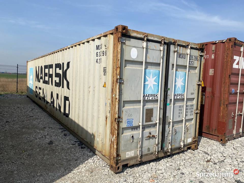 Kontener 40HC używany magazyn transport Magazynowanie warmińsko-mazurskie