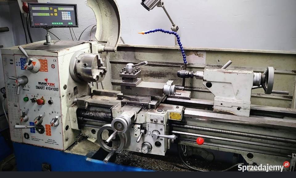 Tokarka Maktek 410x1000 odczyty cicha praca Maków Podhalański sprzedam