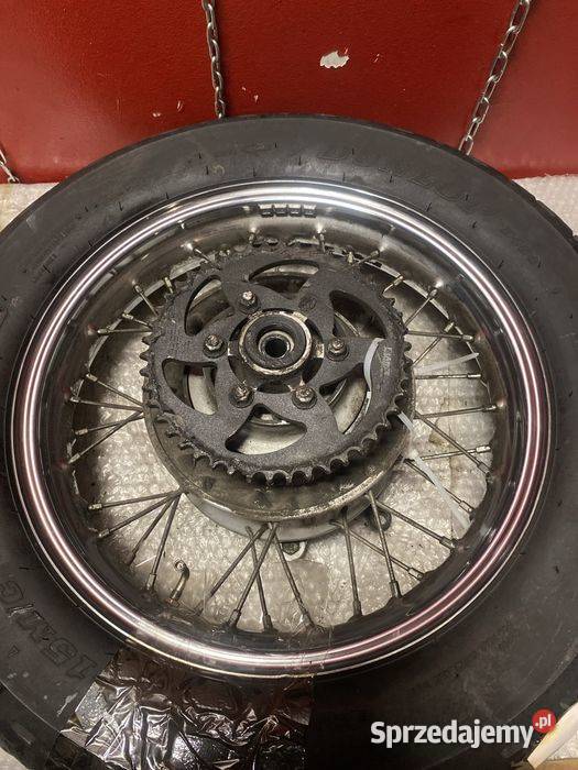 Kawasaki BN 125 A tylne koło felga zębatka ośka Motoryzacja Poznań