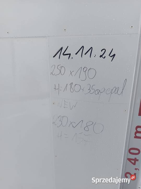 Komora chłodniczaChłodnia stacjonarna Izoterma Biznes i Przemysł Laskowa