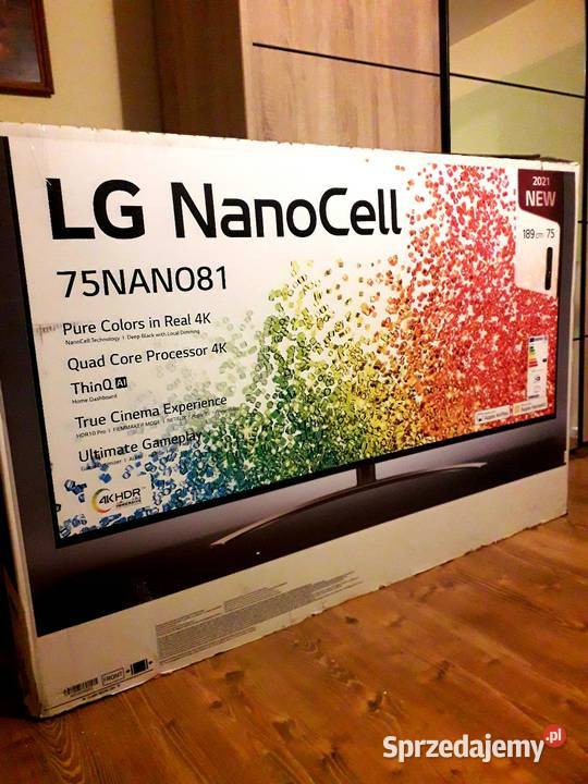 Telewizor LG 75 NanoCell 4K 2021 AI TV z Telewizory