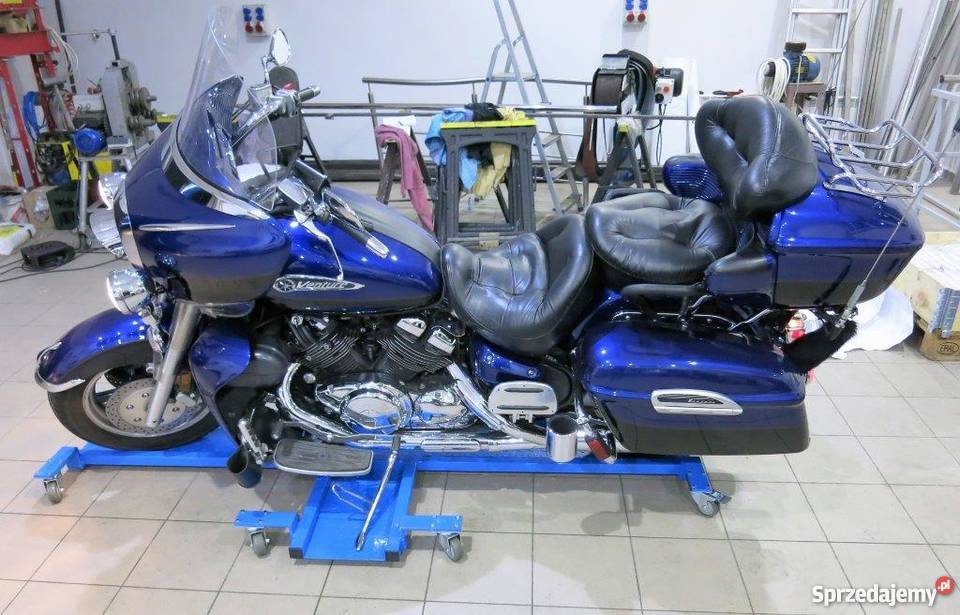 Platforma motocyklowa wózek stojak chopper cruiser garaż