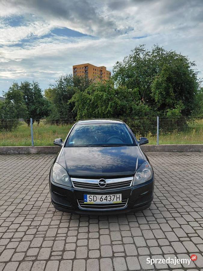 OKAZJA Opel Astra H III CZARNY 16 benzyna Dąbrowa Górnicza sprzedam