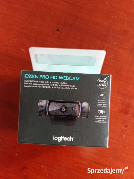 Logitech C920S Full HD Kamerka internetowa NOWA pomorskie Lębork