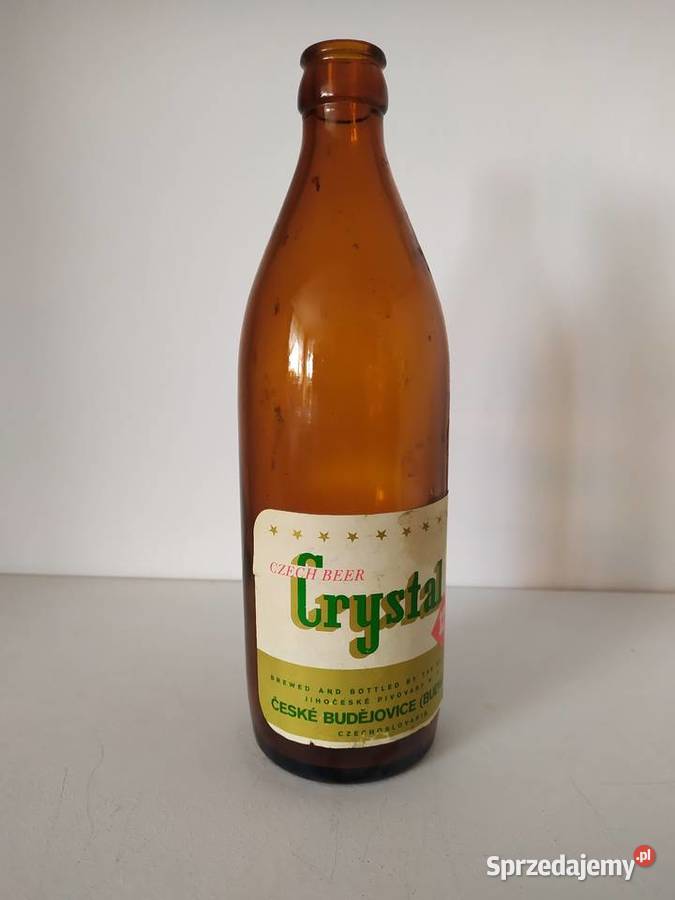Butelka piwie z Czechosłowacji Crustal Czech Toruń