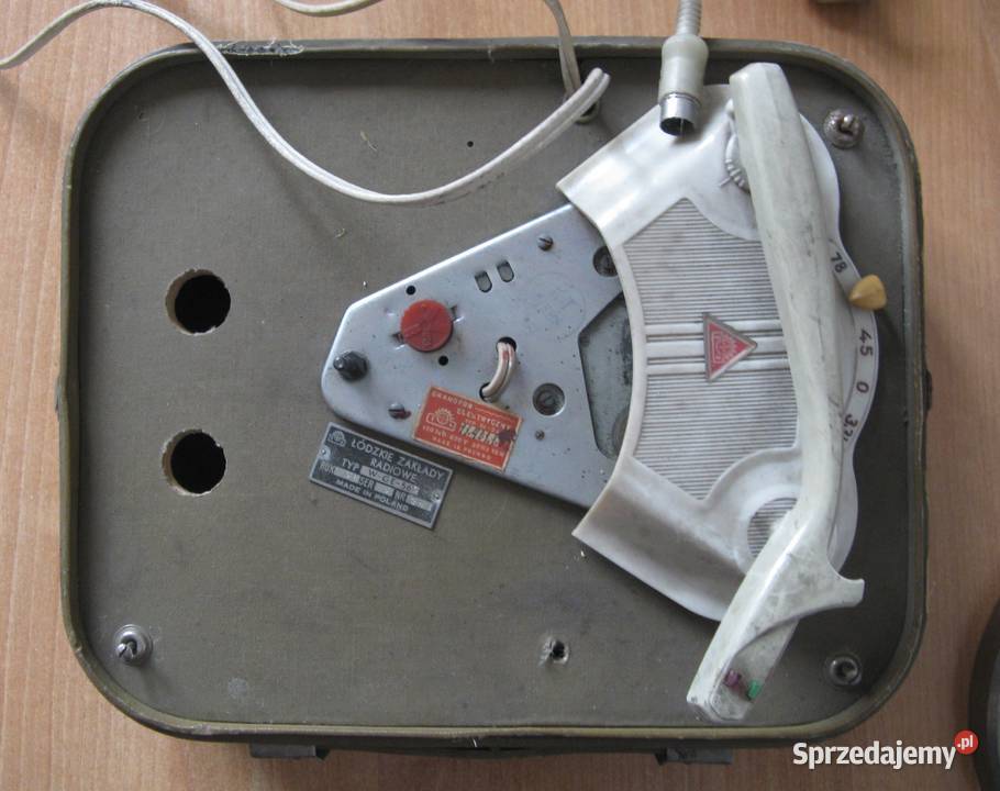 Gramofon WGE56 z 1962 r Łódzkie Zakłady Radiowe Dąbrowa Górnicza