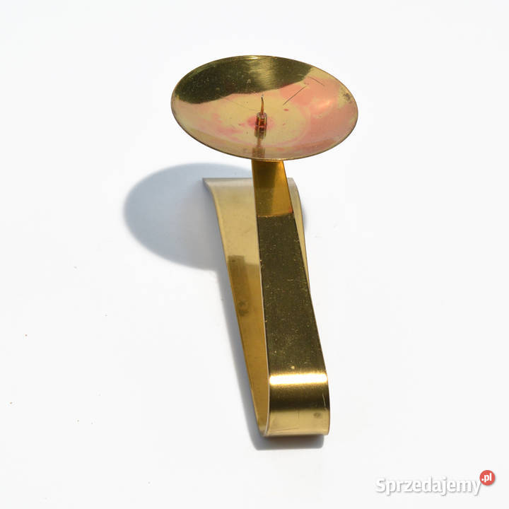 Mosiężny świecznik Belgia lata 70 Warszawa