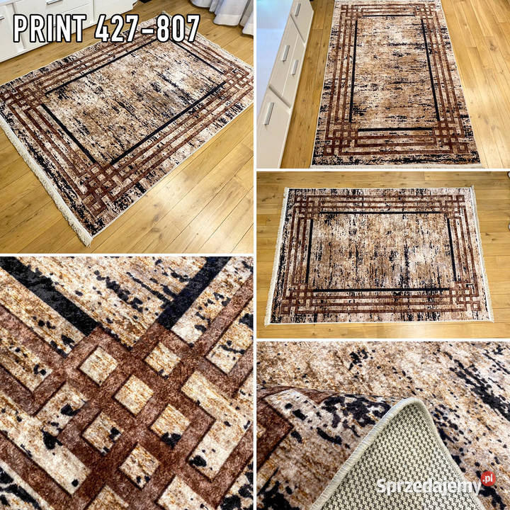 NOWOCZESNY DYWAN 130X190 PRINT 427807 CIENKI podlaskie Białystok