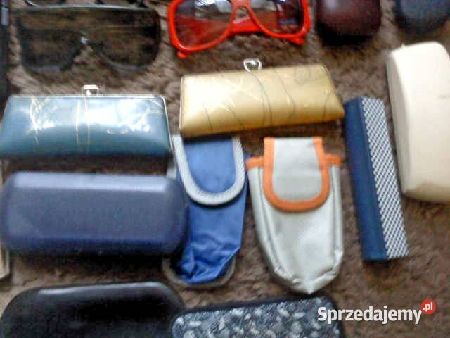 Okulary słoneczne różne etui duży zestaw małopolskie Zakopane