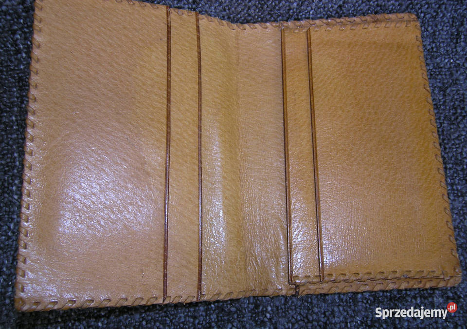 portfel vintage skórzany męski CEPELIAPTTK Bartków